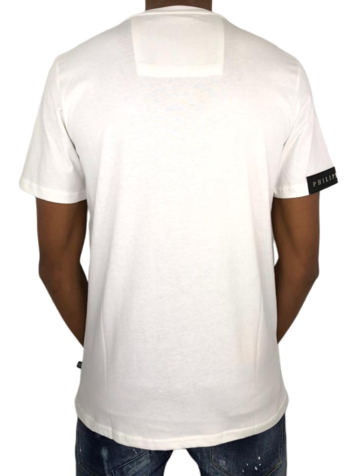 T-shirt Philipp Plein tête de mort fluo