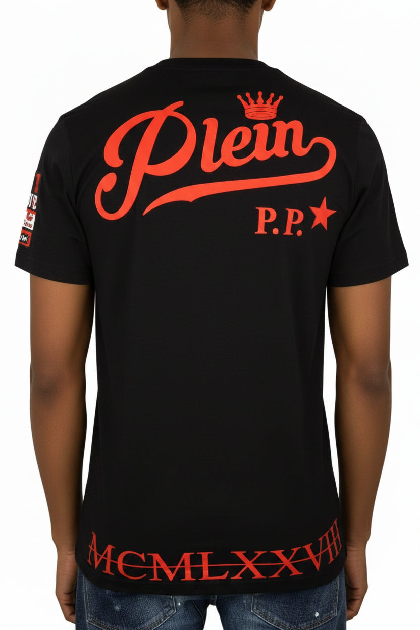 T-shirt Philipp Plein tigre relief
