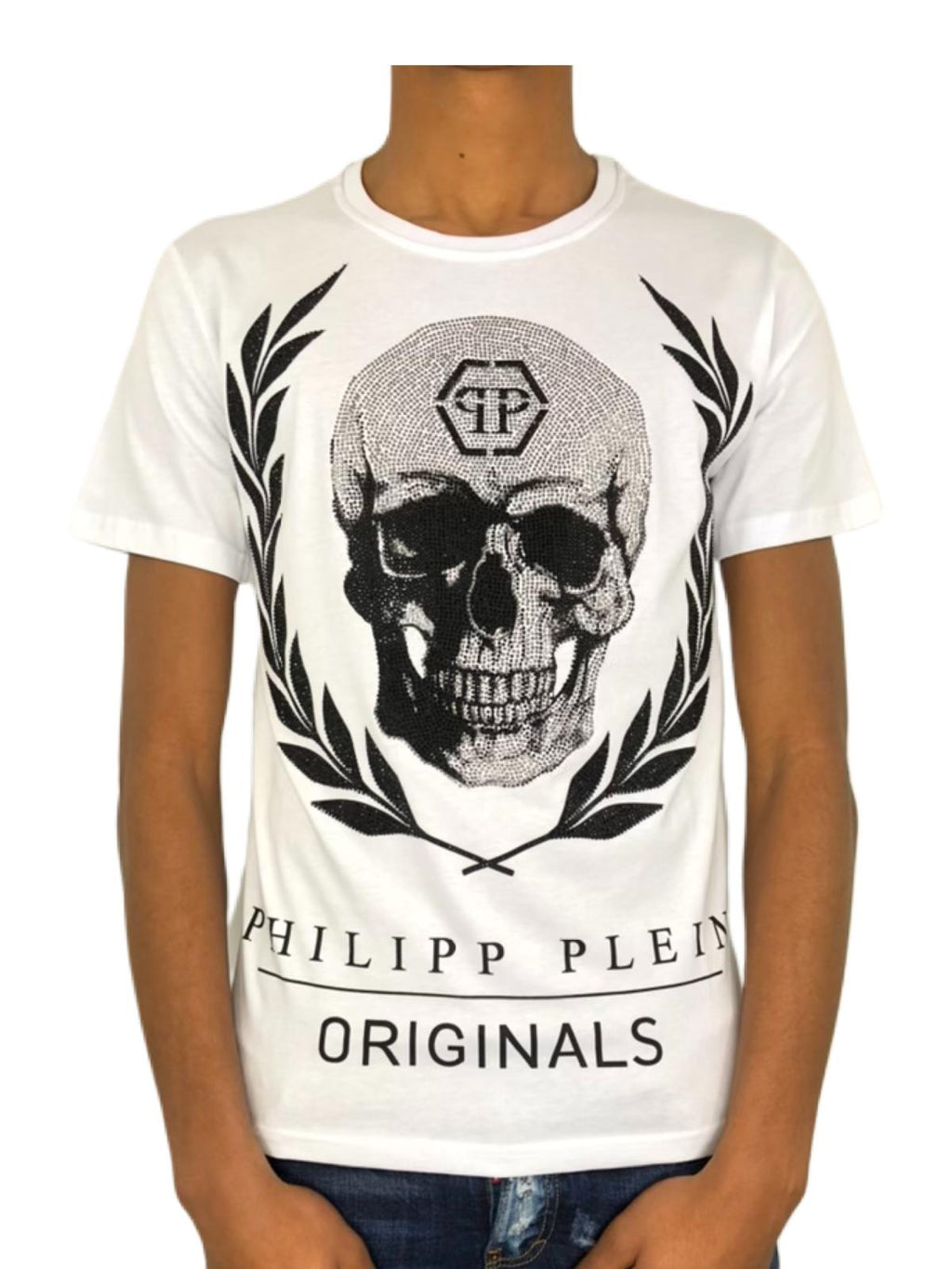 T-shirt Philipp Plein noir strass originals