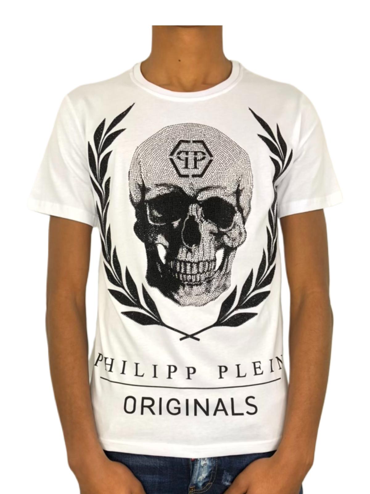T-shirt Philipp Plein noir strass originals