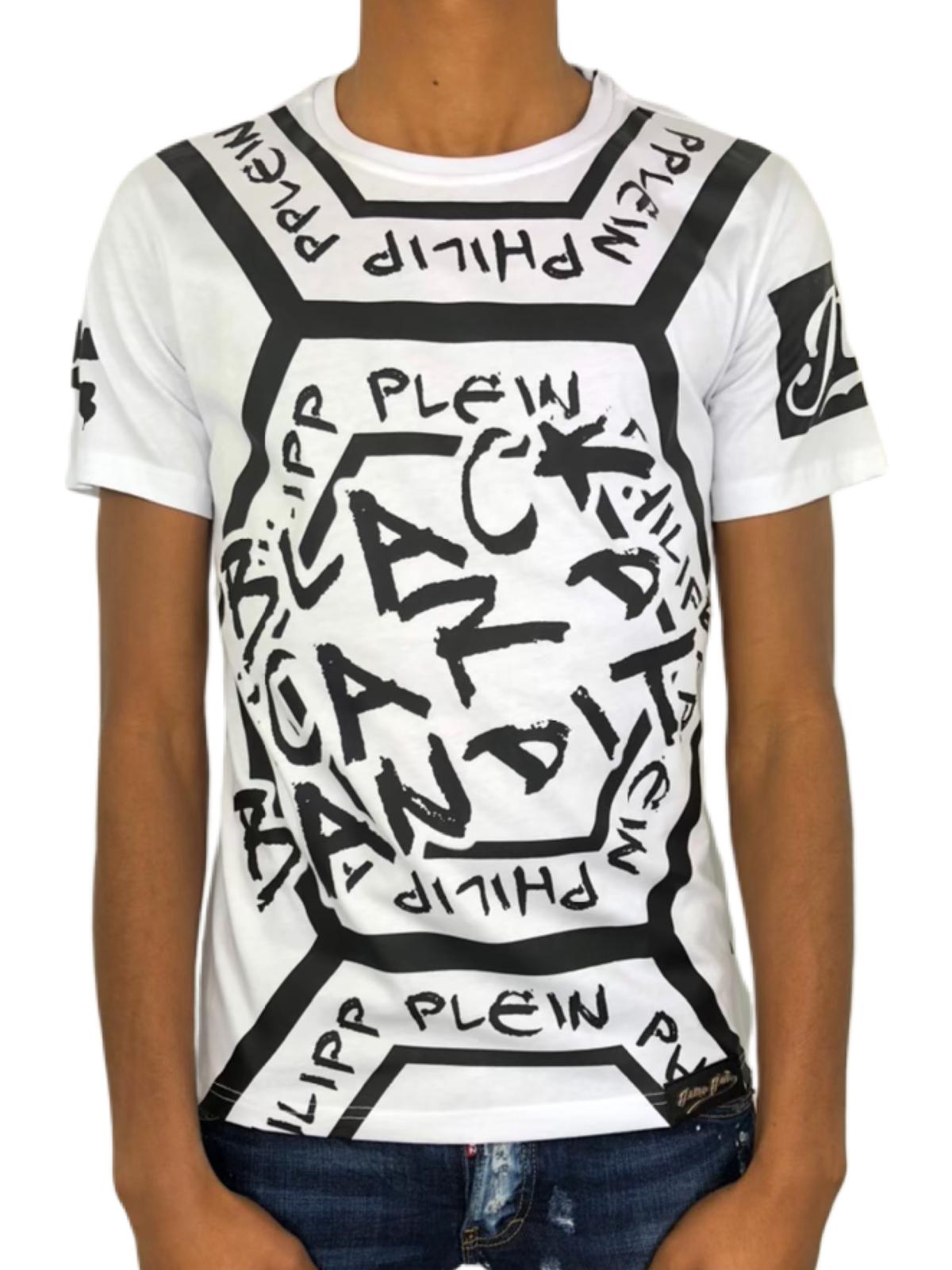 T-shirt Philipp Plein Black Card Bandit
