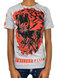 T-shirt Philipp Plein tigre relief