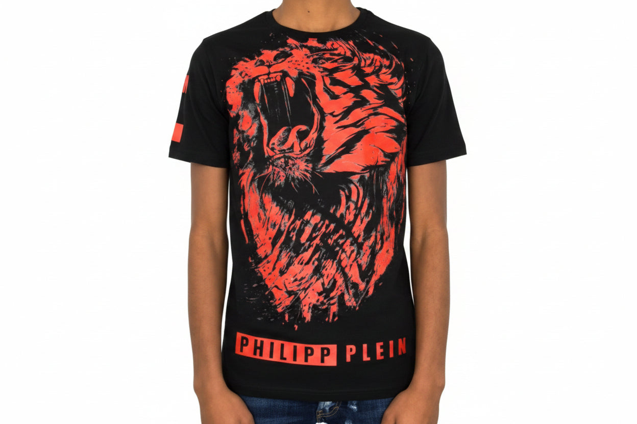 T-shirt Philipp Plein tigre relief
