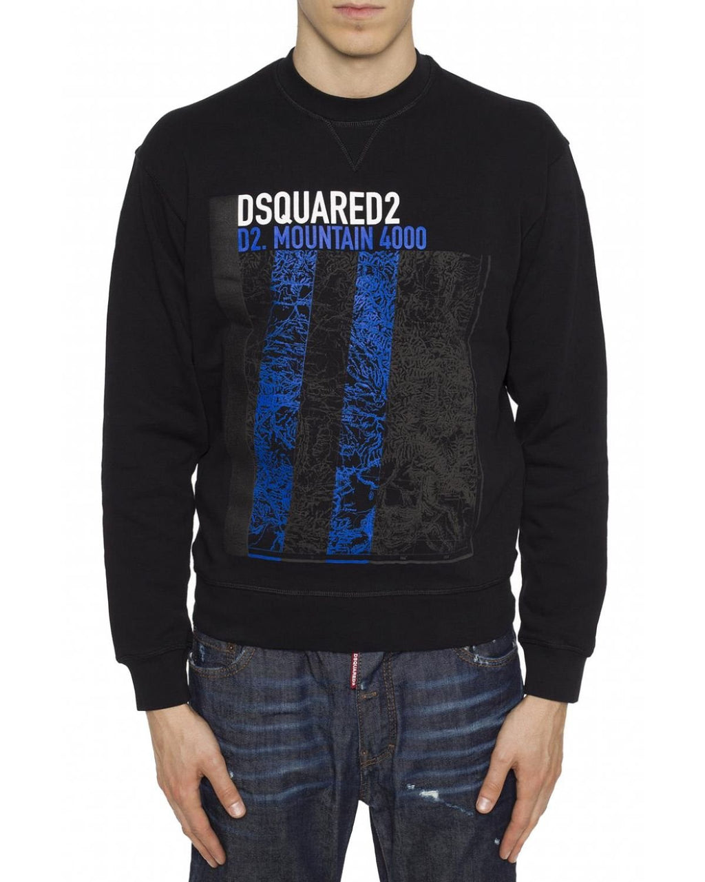 Pull Dsquared2 Noir et bleu