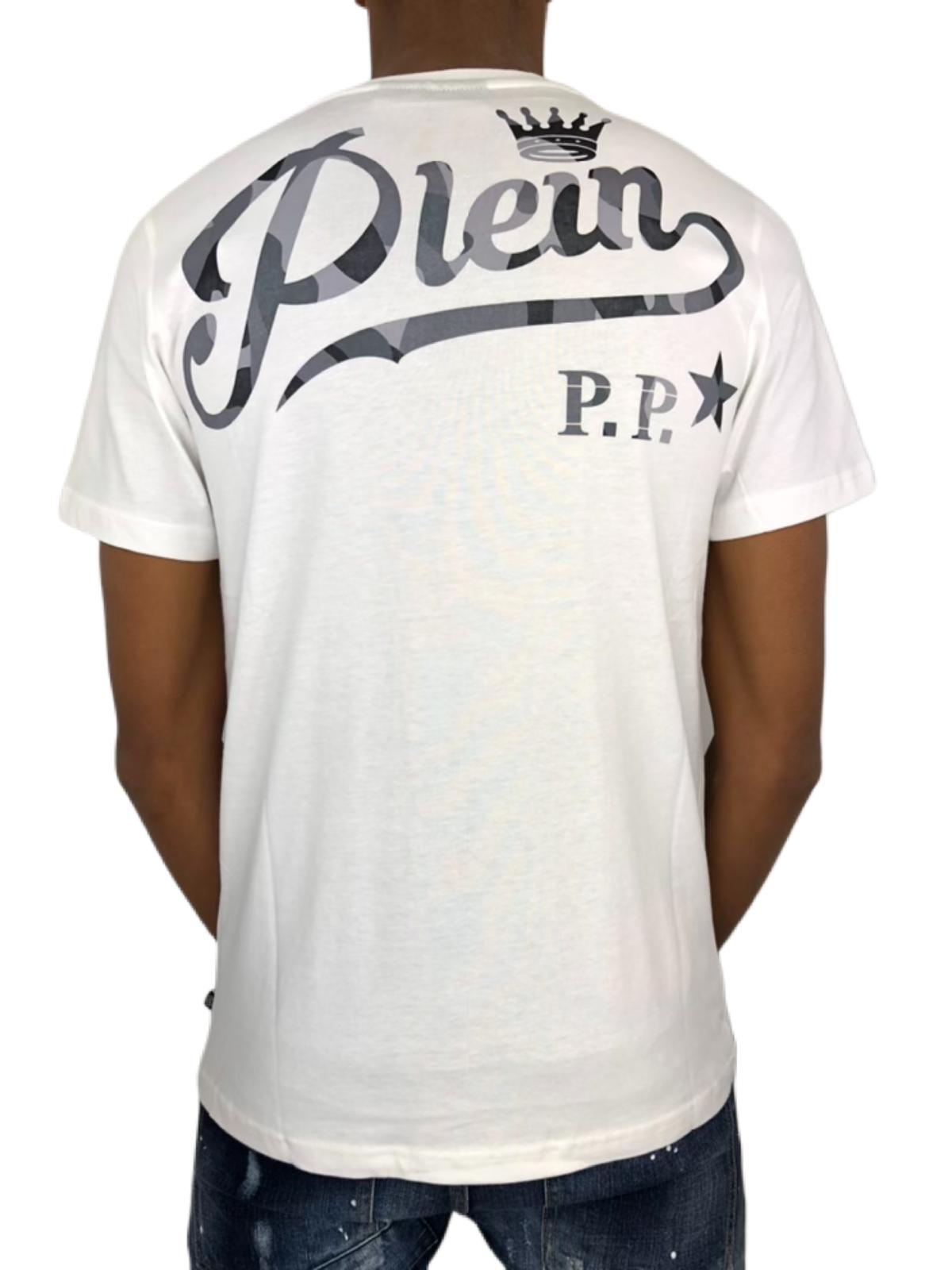 T-shirt Philipp Plein strass militaire