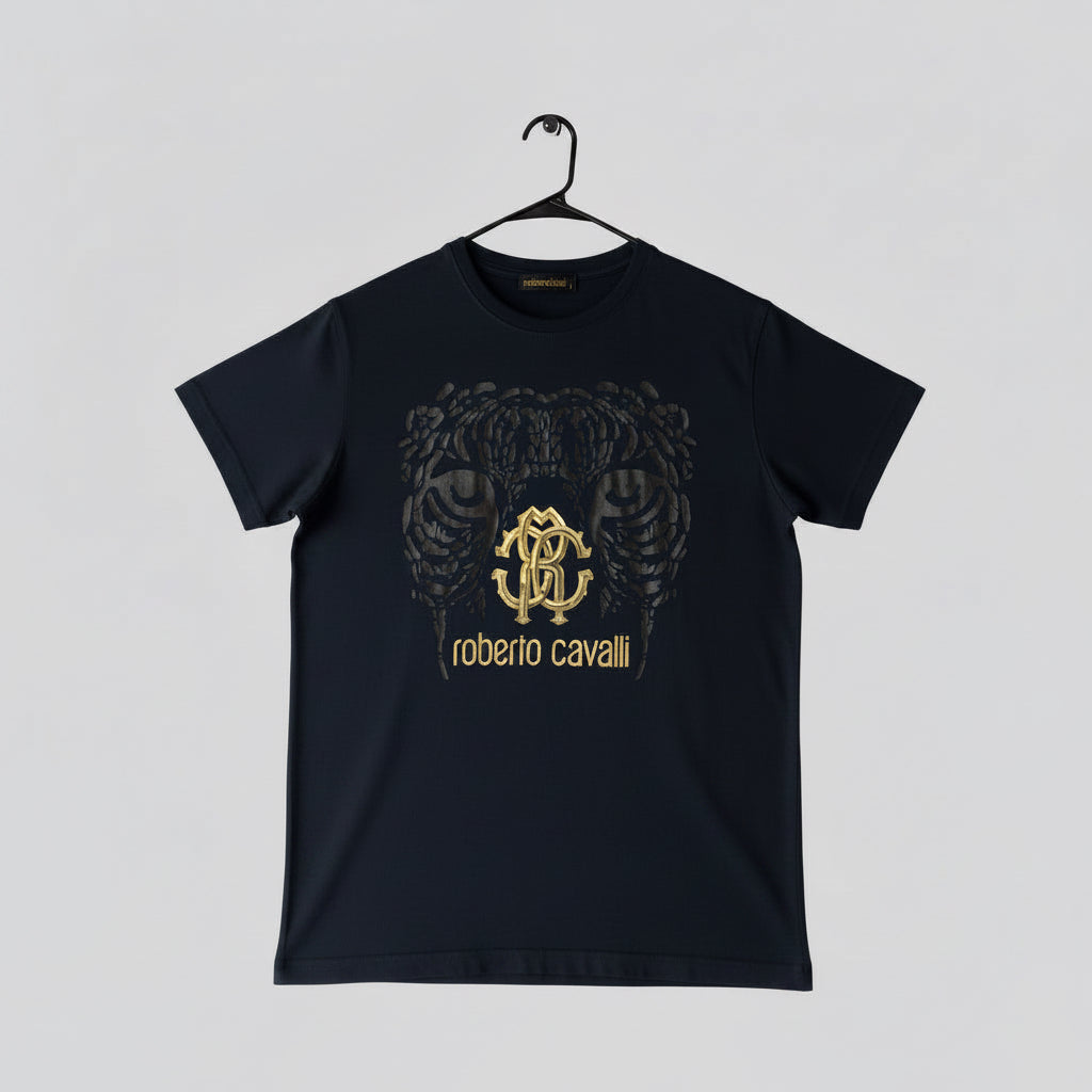 T-shirt manches courtes Roberto Cavalli Jaguar