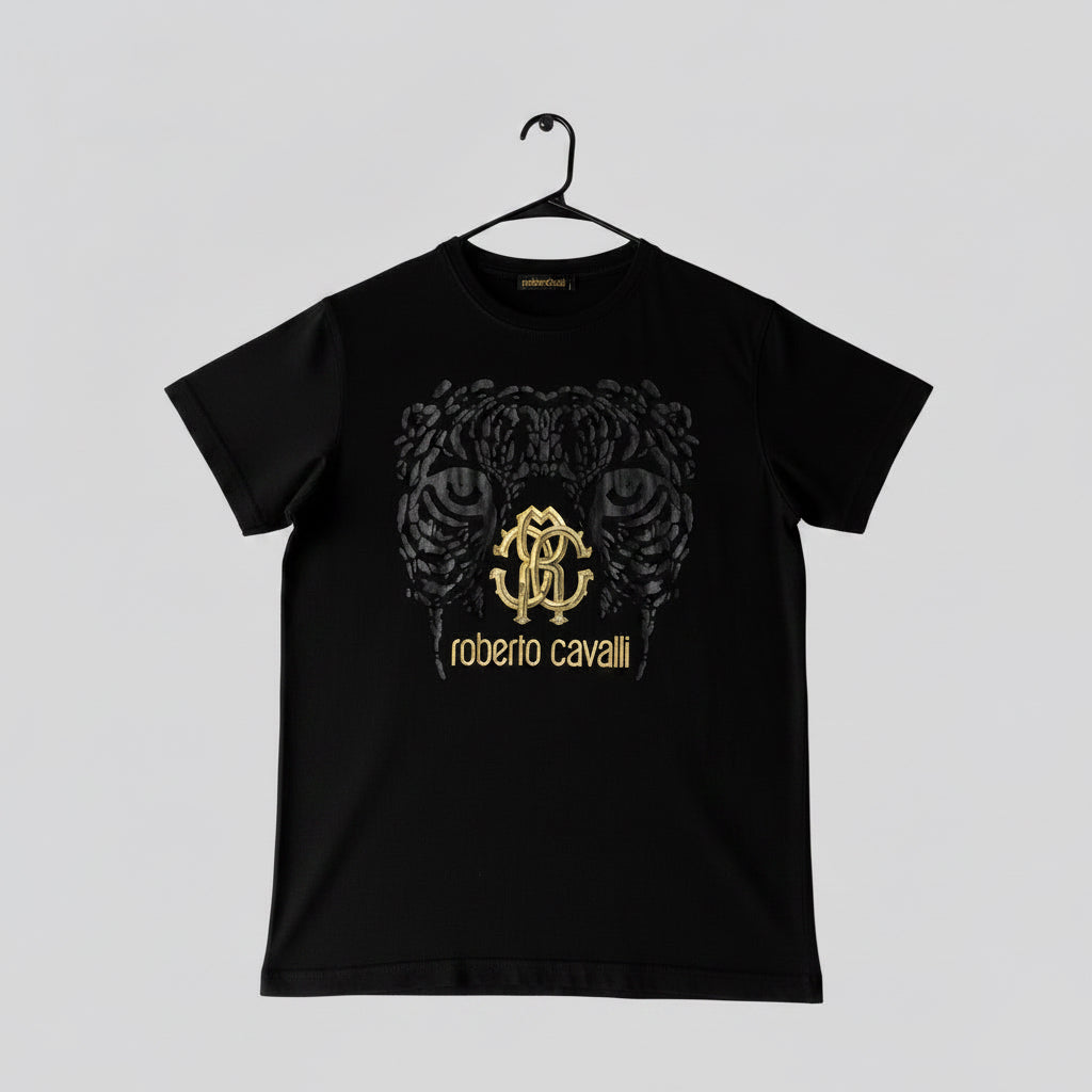 T-shirt manches courtes Roberto Cavalli Jaguar