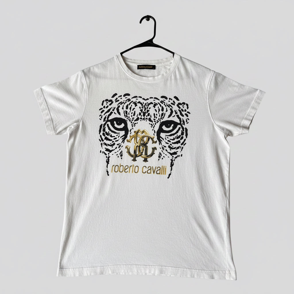 T-shirt manches courtes Roberto Cavalli Jaguar