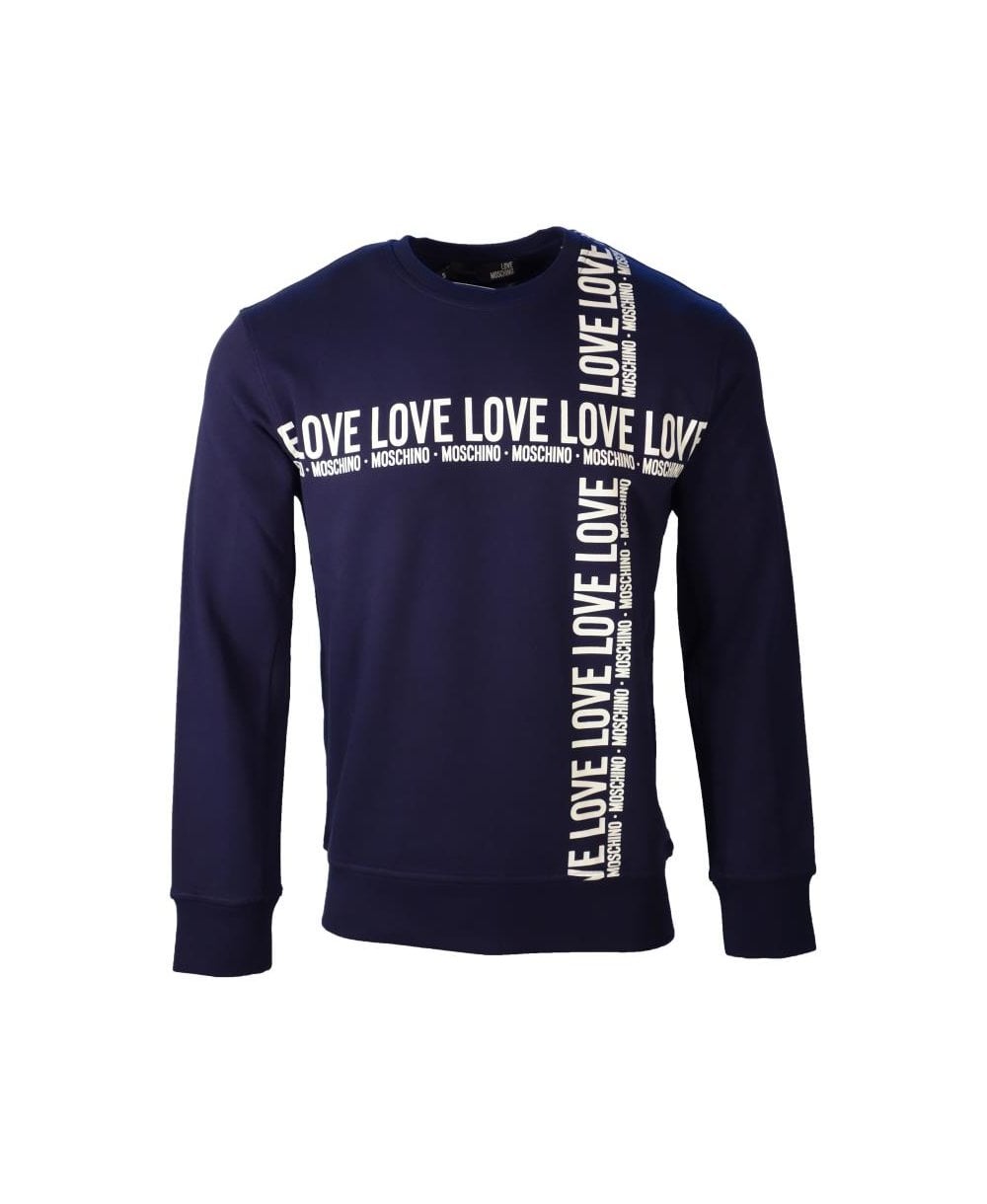 Pull Moschino Bleu marine