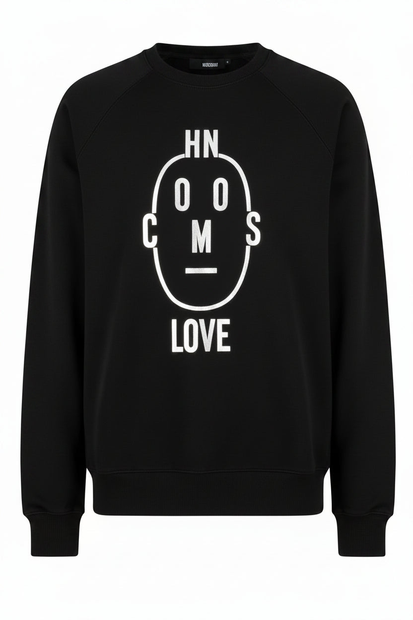 Pull Moschino Noir argenté