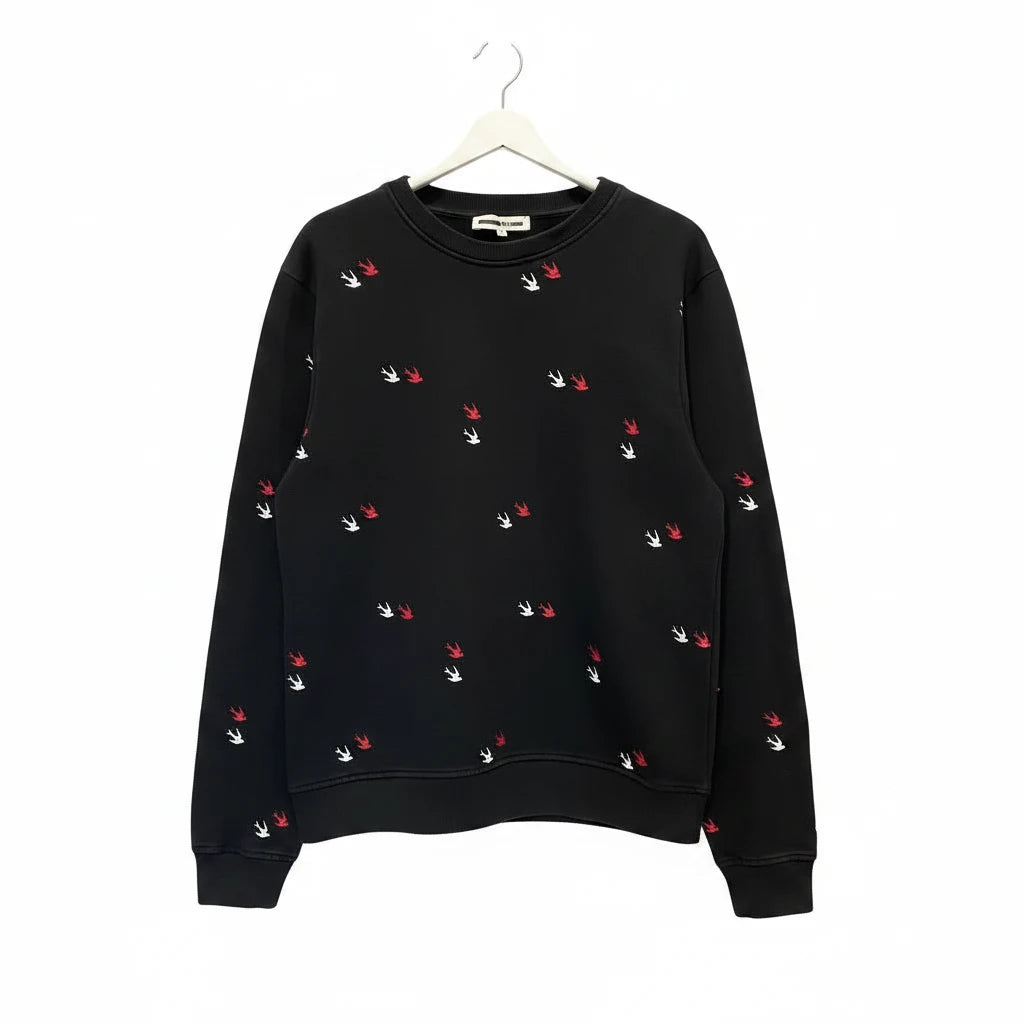 Pull McQueen Noir et rouge