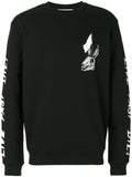 Pull McQueen Drapeaux Noir et blanc