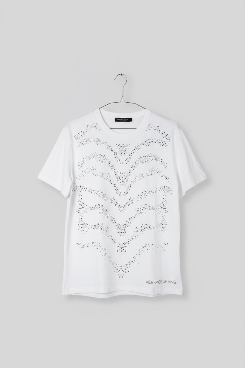 T-shirt Versace Jeans à strass