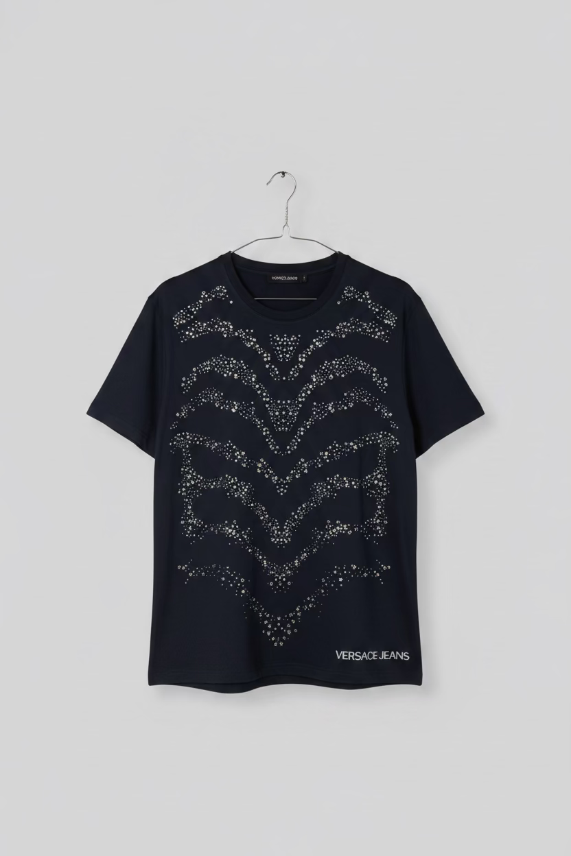 T-shirt Versace Jeans à strass