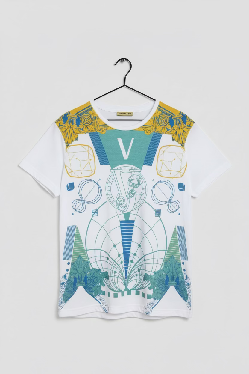 T-shirt Versace Jeans motifs