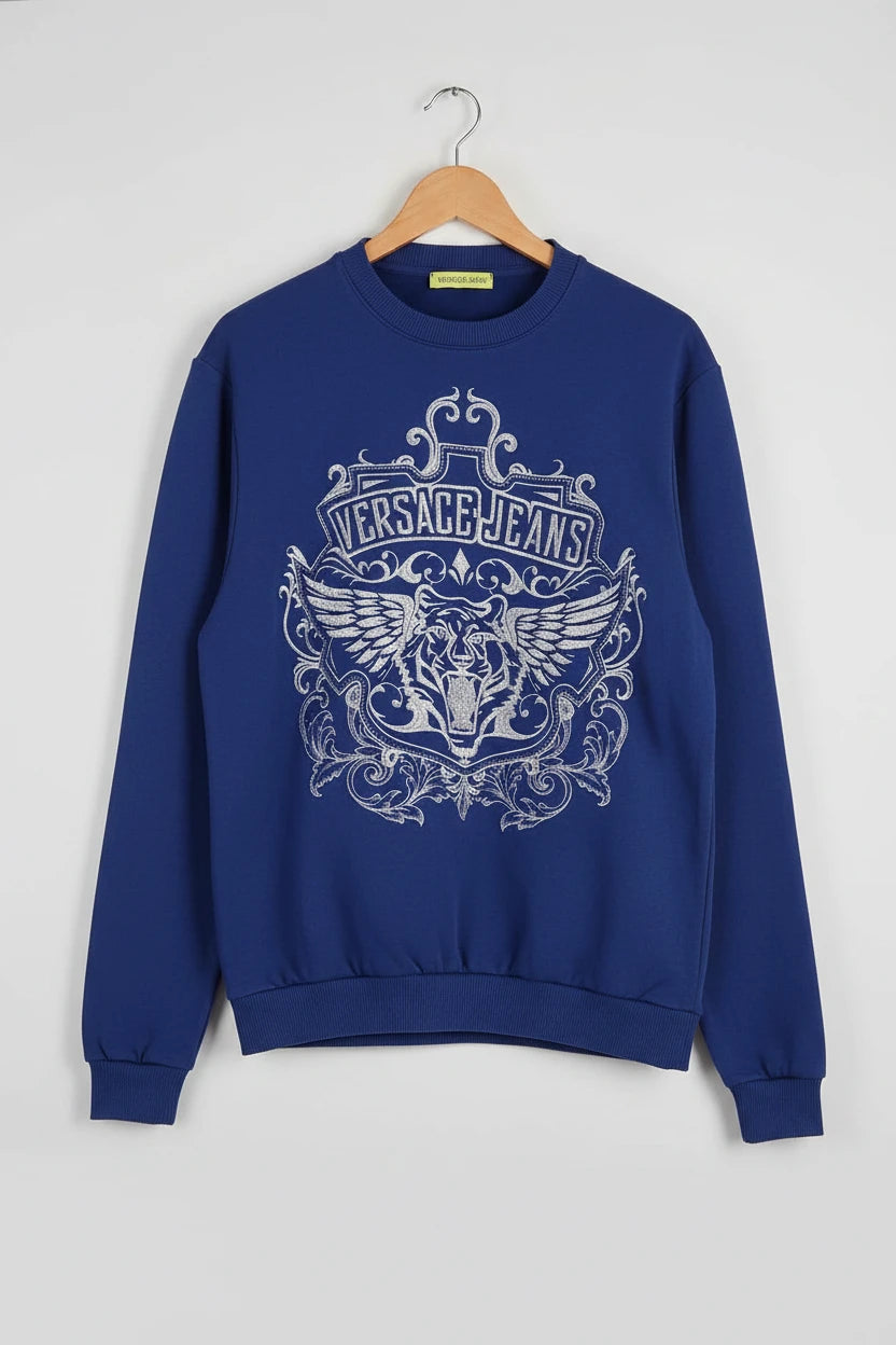 Pull Versace Jeans Bleu