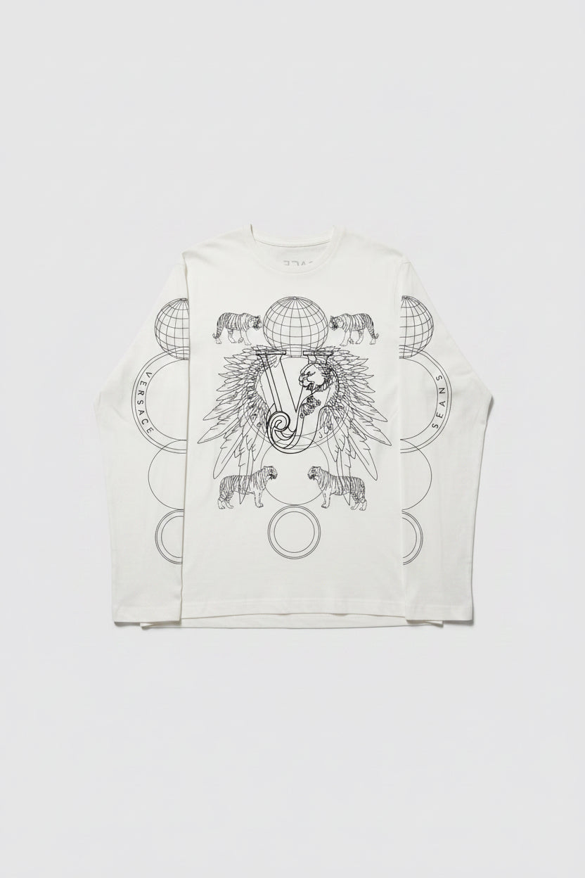 Pull manches longues Versace Jeans Blanc