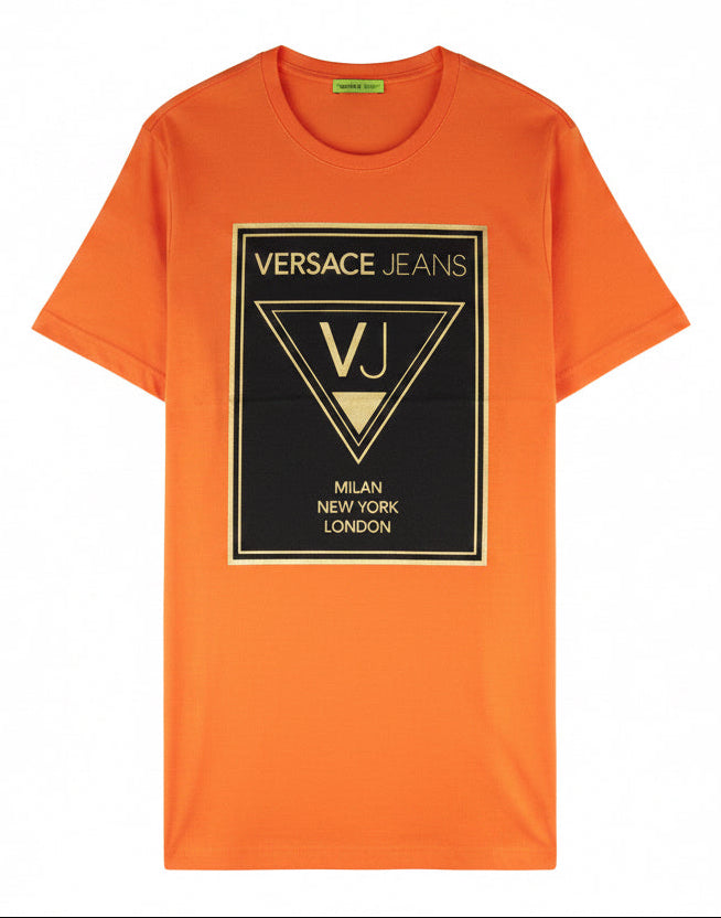 T-shirt à manches courtes Versace Jeans Orange