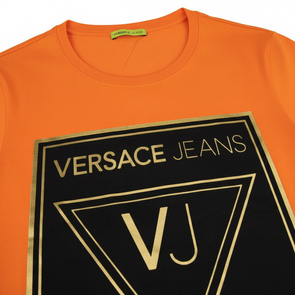 T-shirt à manches courtes Versace Jeans Orange