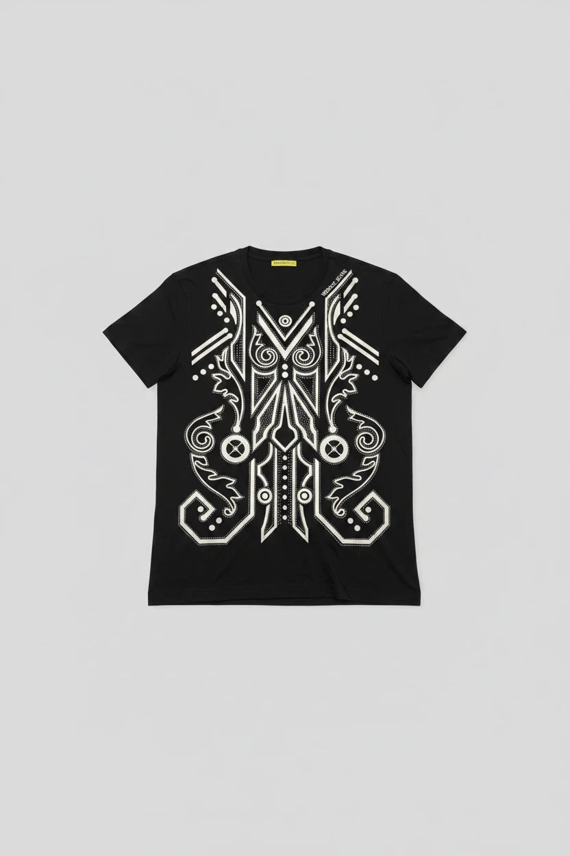 T-shirt à manches courtes Versace Jeans Noir