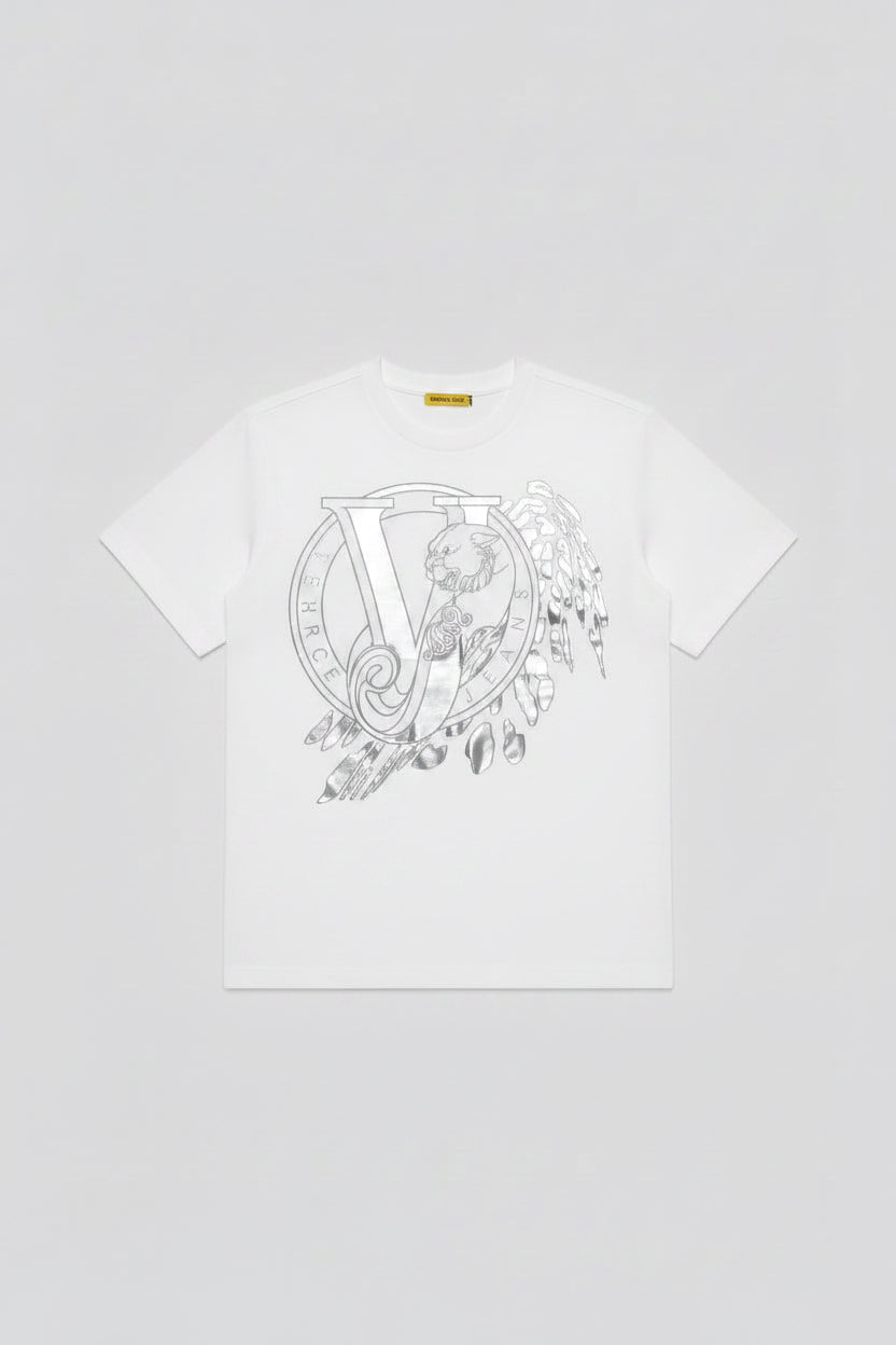 T-shirt à manches courtes Versace Jeans Léopard