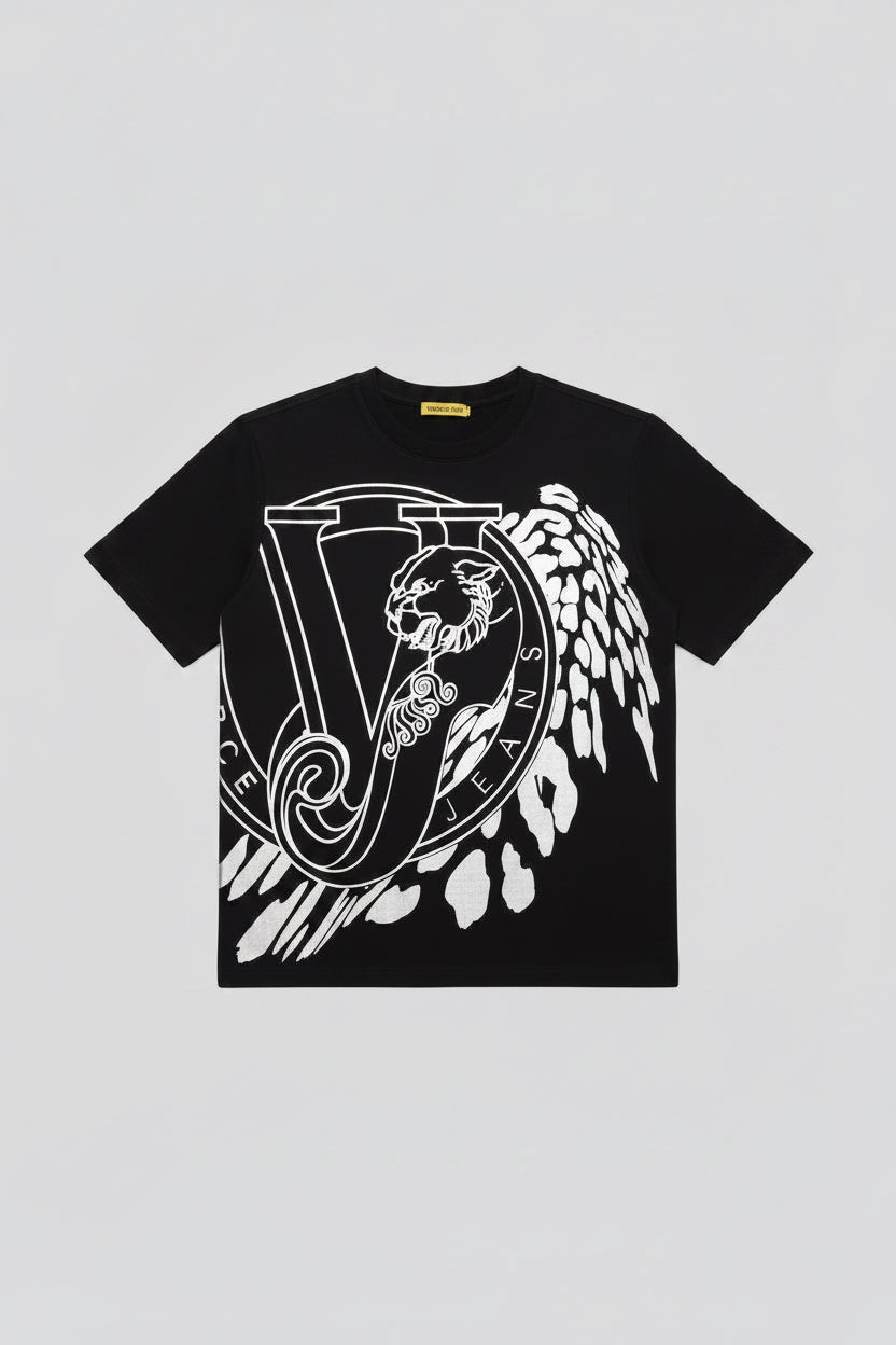 T-shirt à manches courtes Versace Jeans Léopard