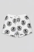 Short de bain Philipp Plein noir et blanc