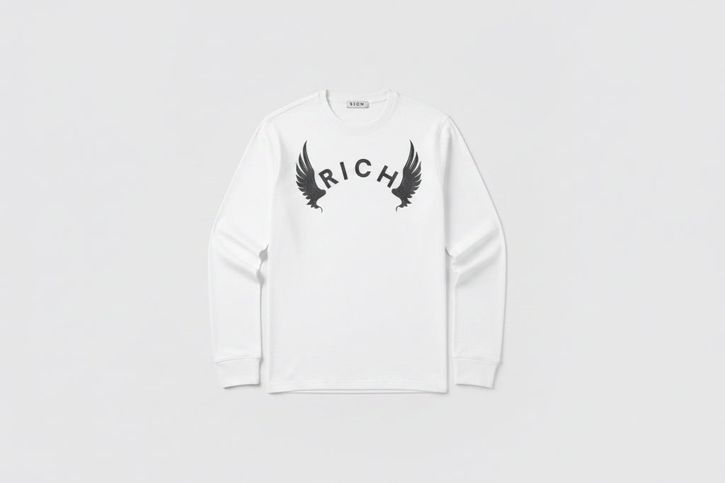 T-shirt à manches longues John Richmond