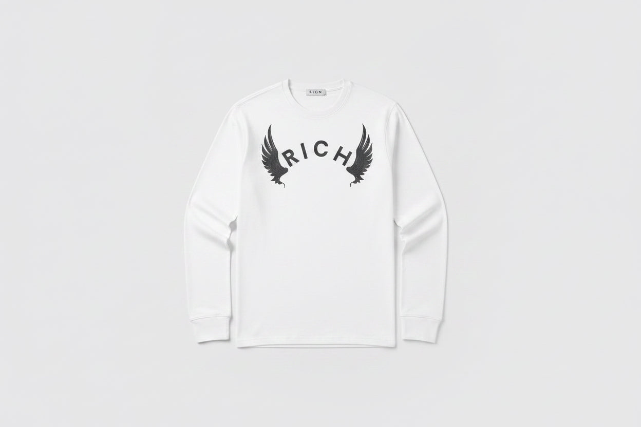 T-shirt à manches longues John Richmond