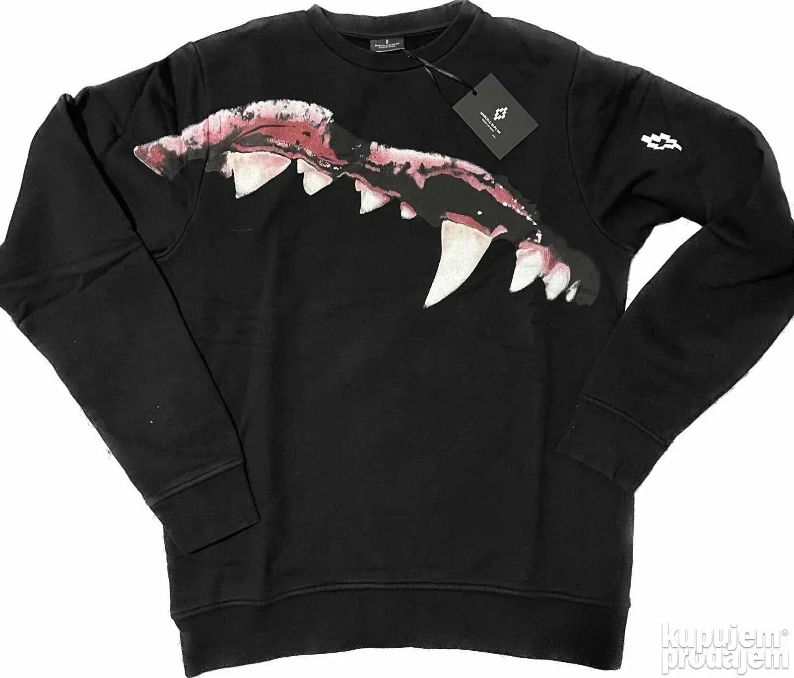 Pull noir manches longues Marcelo Burlon