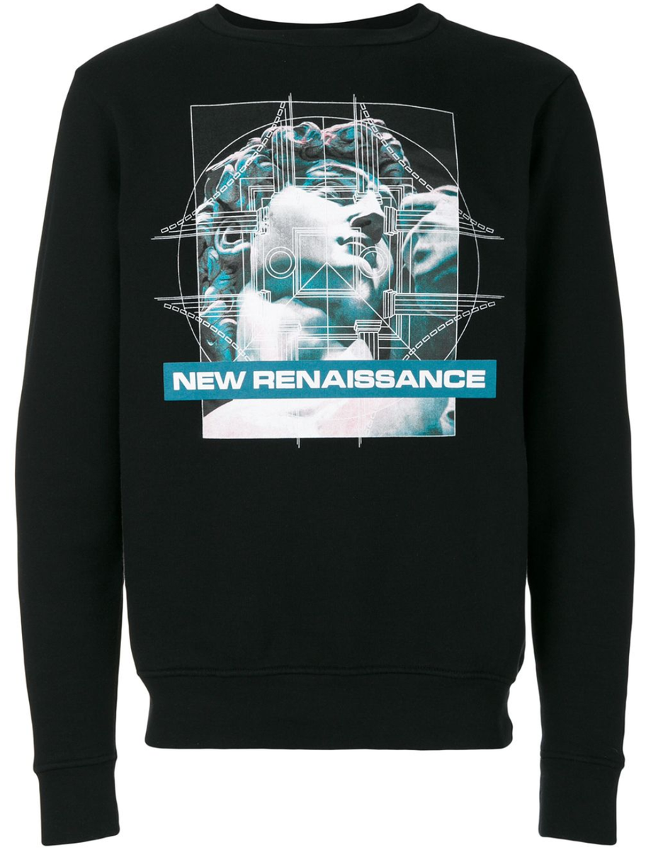 Pull noir manches longues Marcelo Burlon