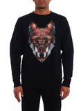 Pull noir manches longues Marcelo Burlon