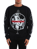 Pull noir manches longues Marcelo Burlon