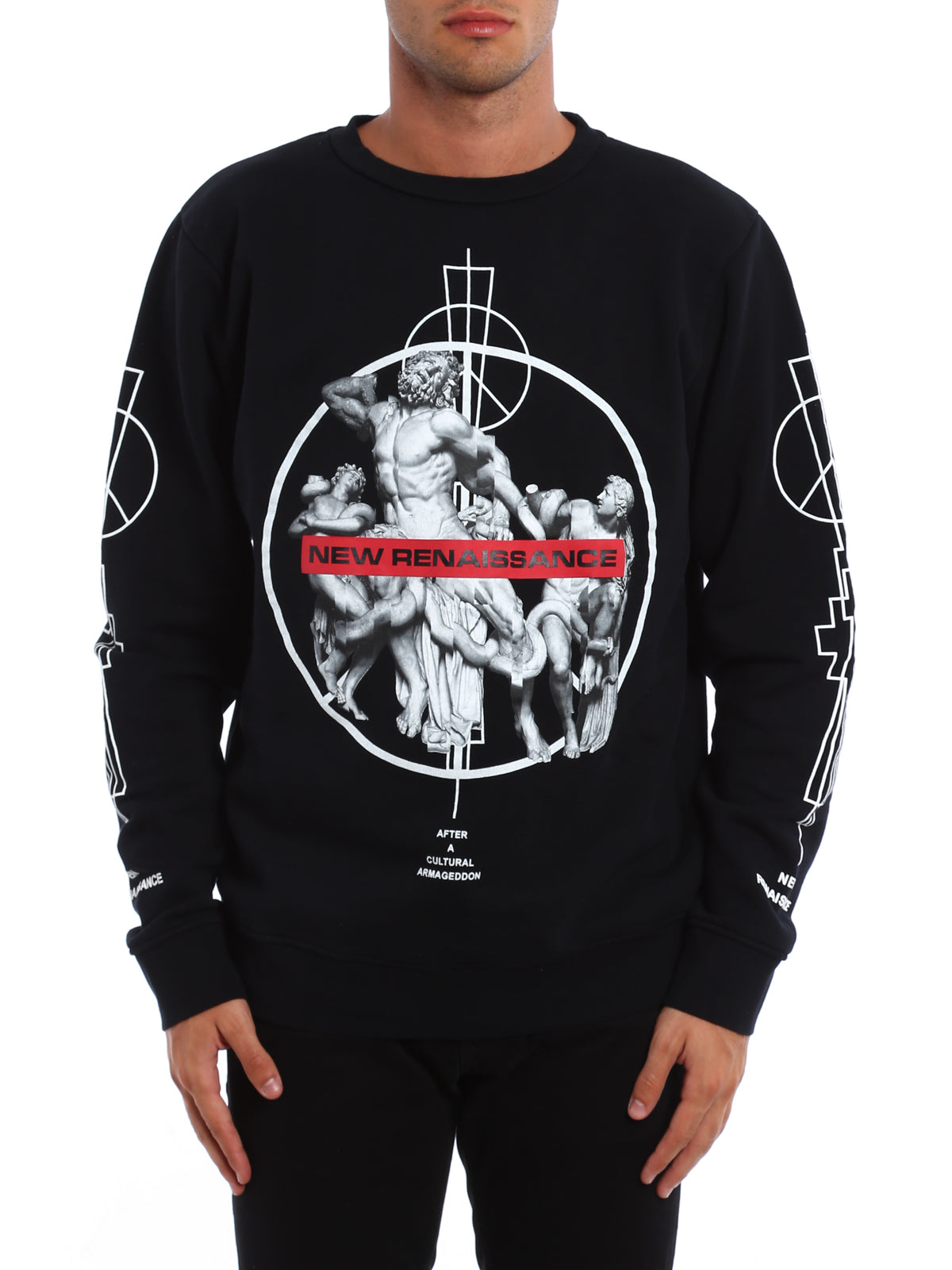 Pull noir manches longues Marcelo Burlon