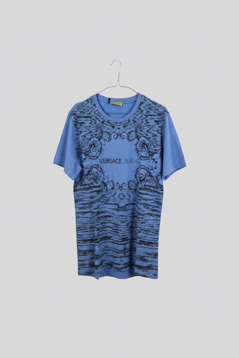 T-shirt Versace Jeans Bleu et noir