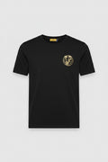 T-shirt manches courtes Versace Jeans noir et doré