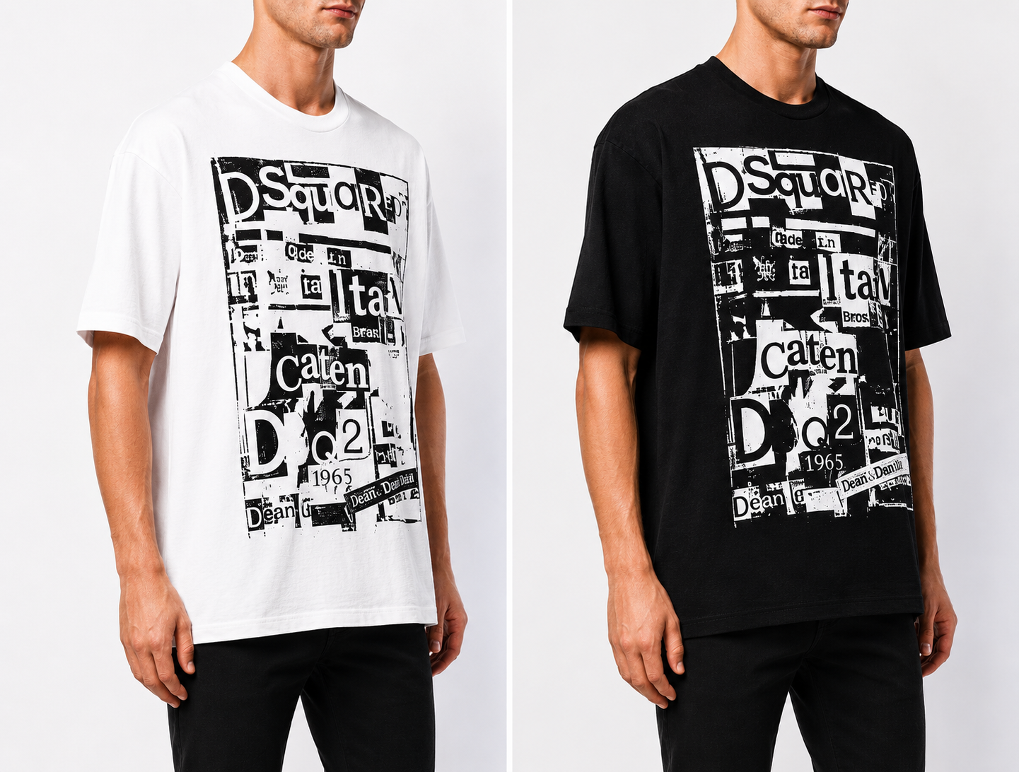 T-shirt à manches courtes DSQUARED 2 argenté