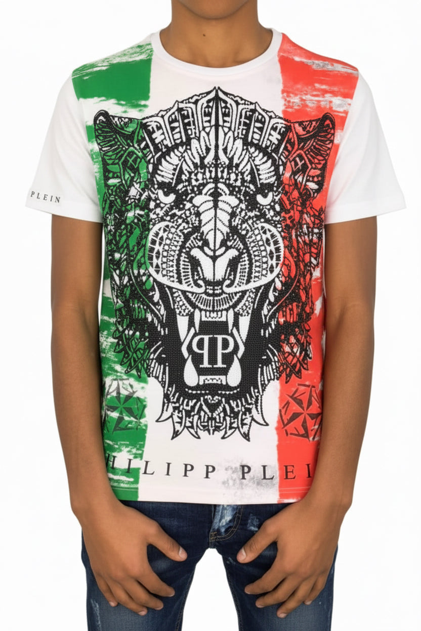 T-shirt Phillipp Plein Italie tigre