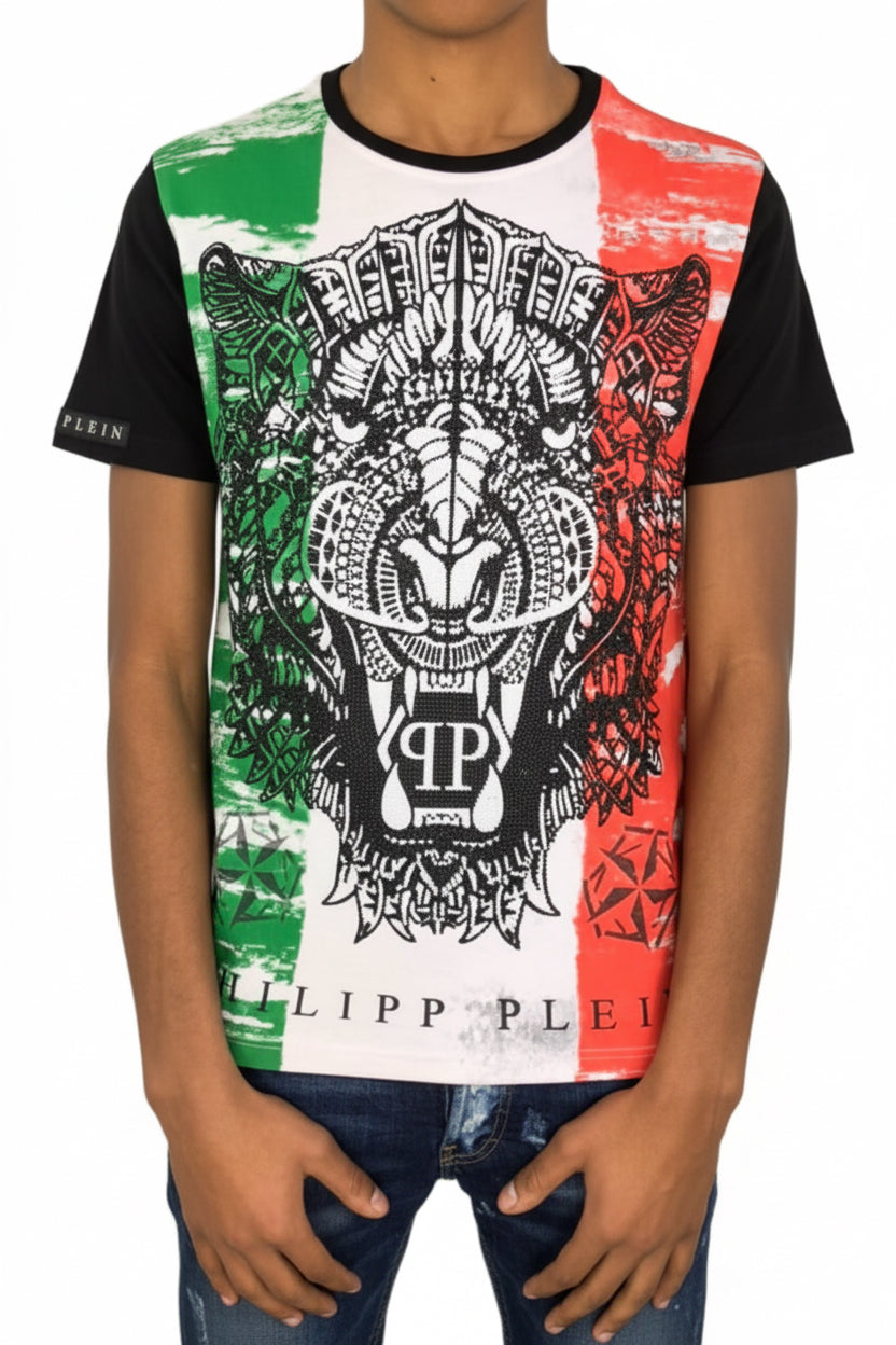 T-shirt Phillipp Plein Italie tigre