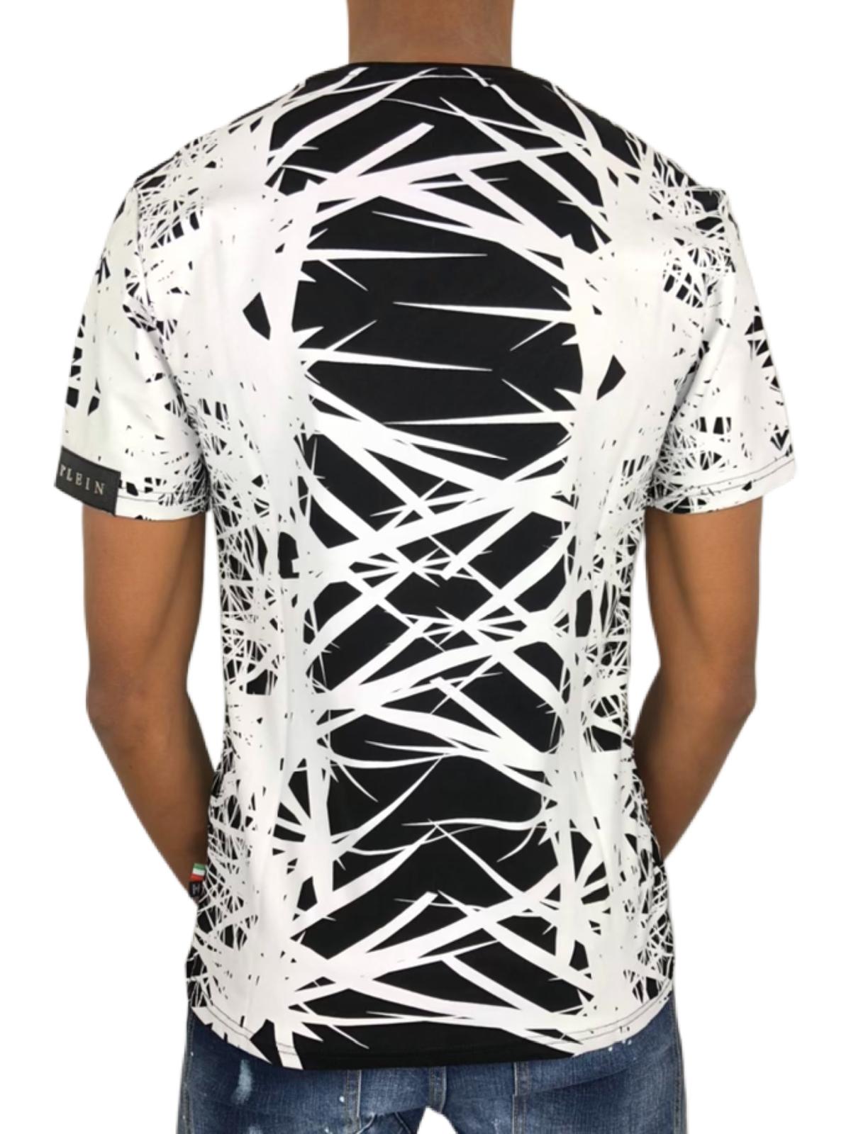 T-shirt Philipp Plein tête de mort trait