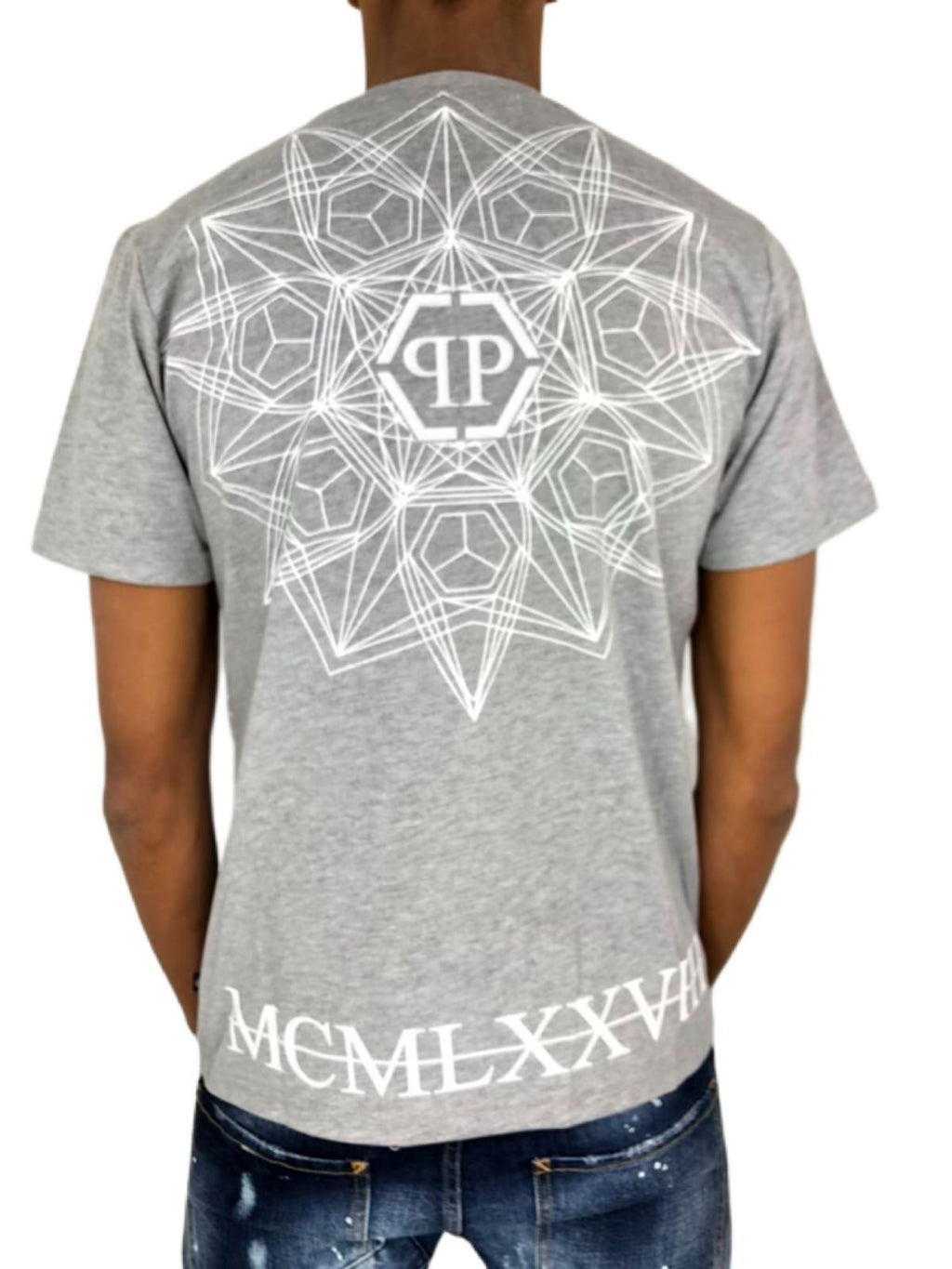 T-shirt Philipp Plein tête de mort indien