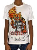 T-shirt Philipp Plein tigre basketball strass
