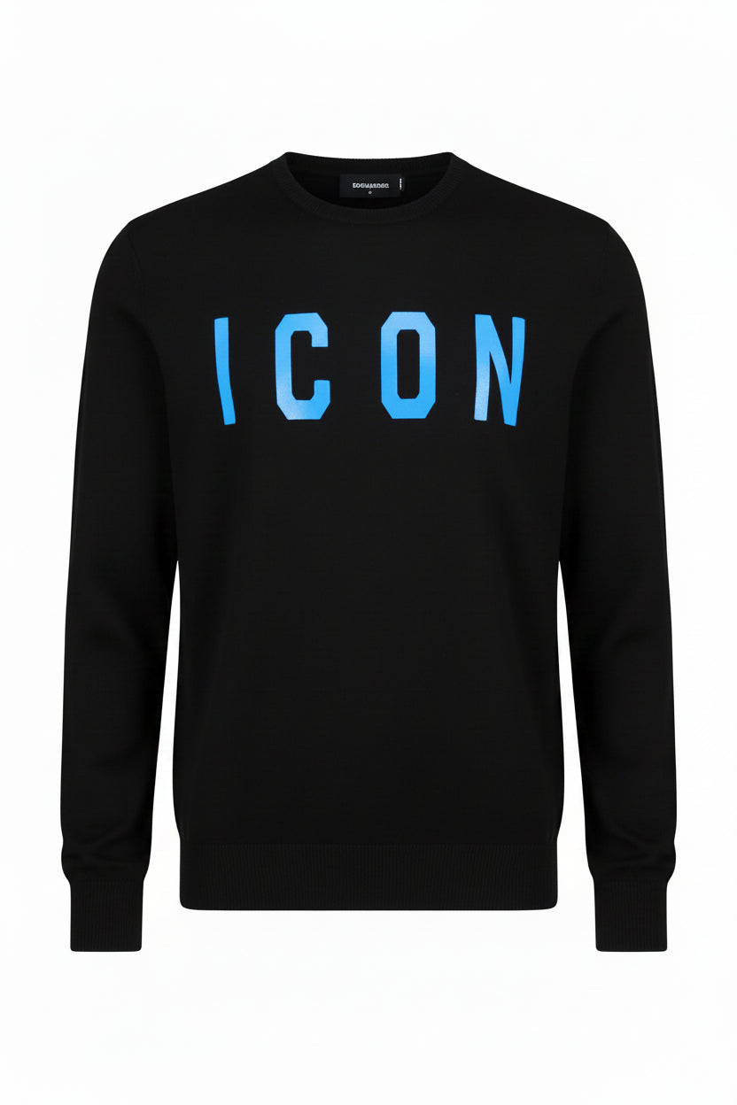 Pull Dsquared Noir et bleu