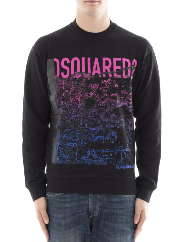 Pull Dsquared2 - noir et rose