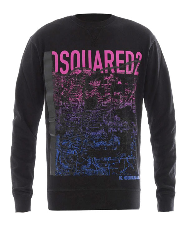 Pull Dsquared2 - noir et rose