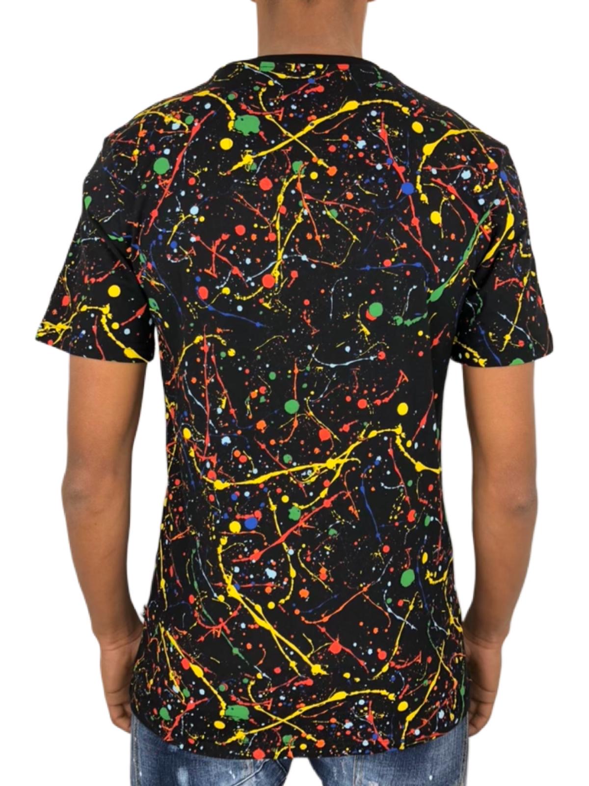 T-shirt Philipp Plein tâche de couleurs