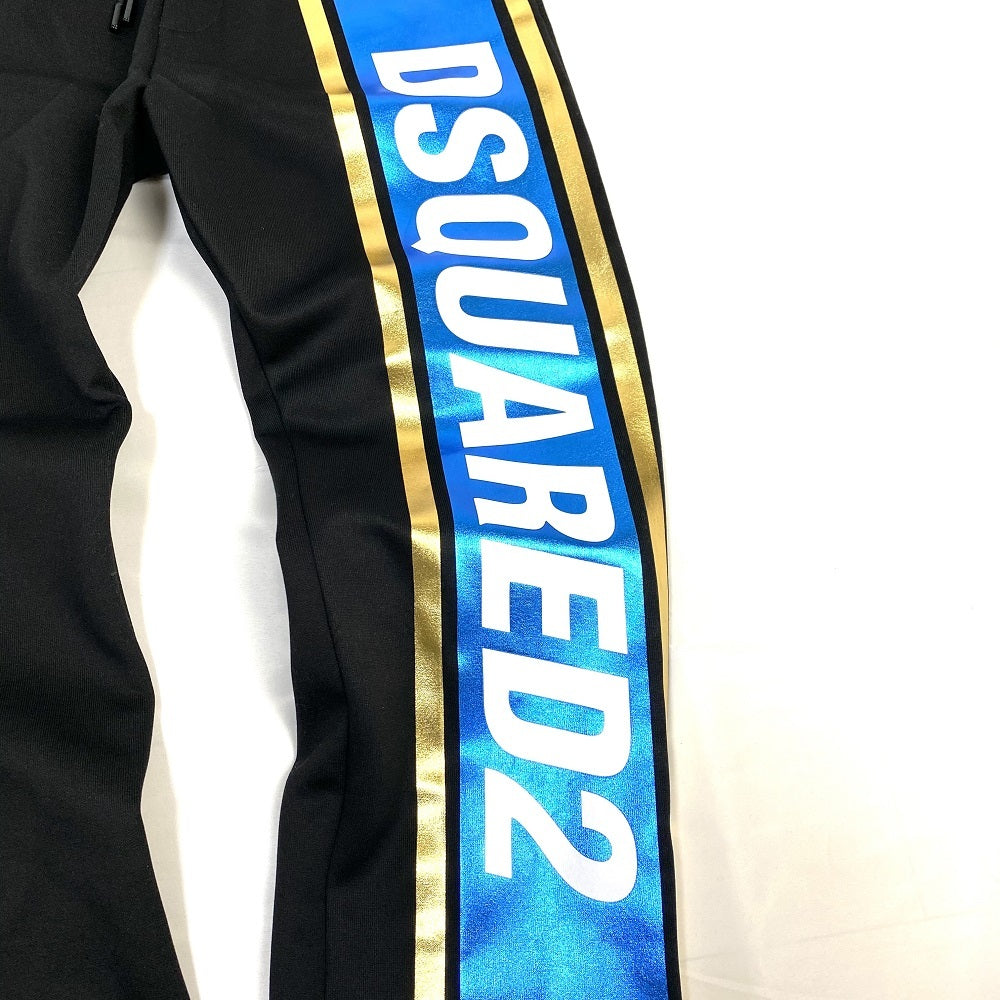 Bas de survêtement Dsquared2 bleu et doré